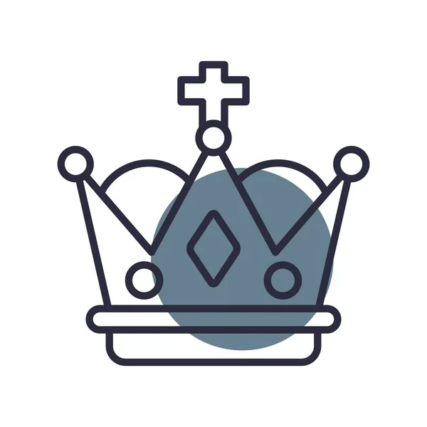 Crown Creative Icons Desig — ストックベクタ