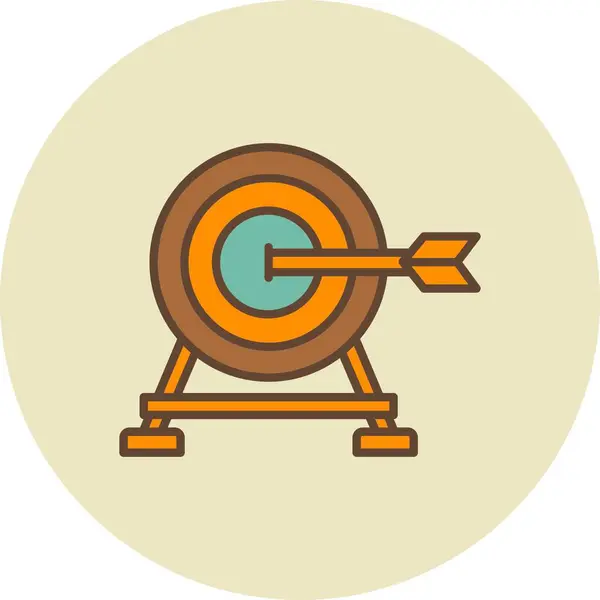 Target Creative Icons Desig — Stockvektor