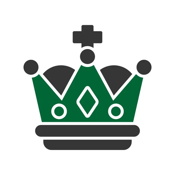 Crown Yaratıcı Simgeler Tasarımı — Stok Vektör