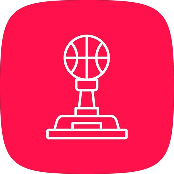 Basketbol Yaratıcı Simgeler Tasarımı — Stok Vektör