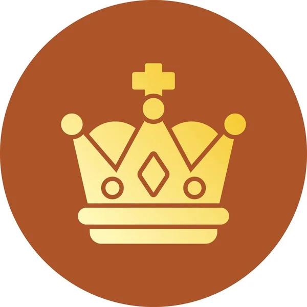Crown Creative Icons Desig — 스톡 벡터