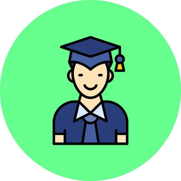 Graduate Creative Icons Desig — Image vectorielle