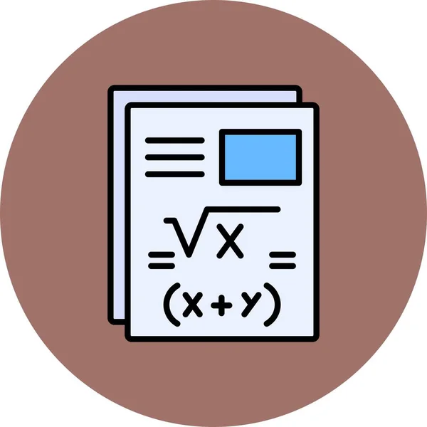 Maths Creative Icons Desig — vektorikuva