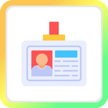 Id Card Creative Icons Desig