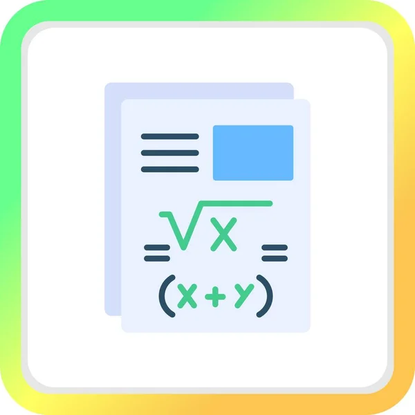 Maths Creative Icons Desig — Διανυσματικό Αρχείο