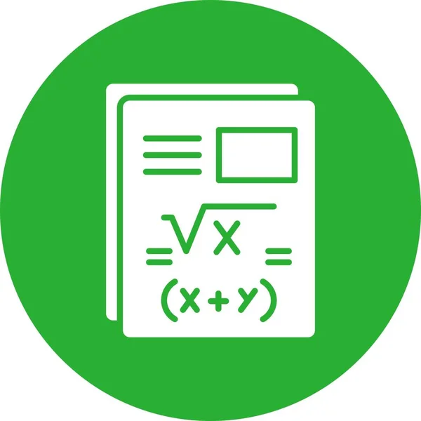 Maths Creative Icons Desig — Stockvector