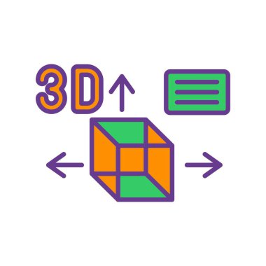 3B Tasarım Yaratıcı Simgeler Tasarımı