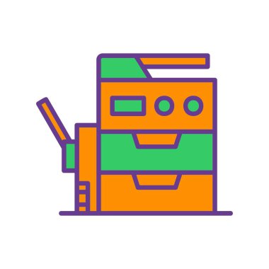 Copy Machine Creative Icons Desig