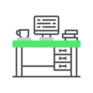 Office Desk Creative Icons Desig