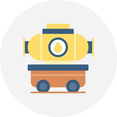 Tanker Truck Creative Icons Desig