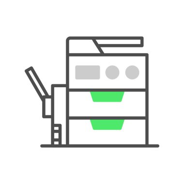 Copy Machine Creative Icons Desig
