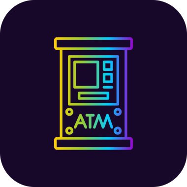  Atm Machine Creative Icons Desig