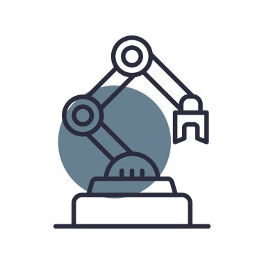  Endüstriyel Robot Yaratıcı Simgeler Tasarımı