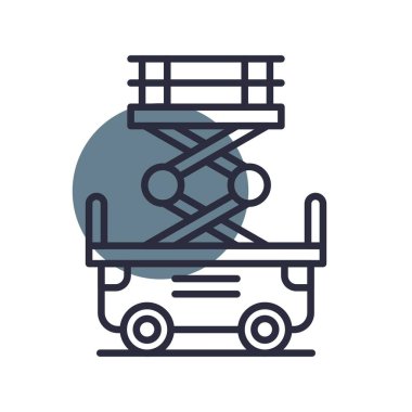 Makas Kaldırma Yaratıcı Simgeler Tasarımı