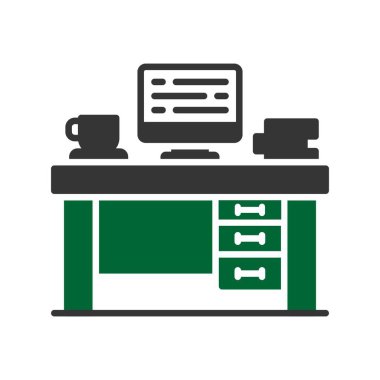 Office Desk Creative Icons Desig