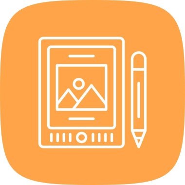 Kalem Tableti Yaratıcı Simgeler Tasarımı