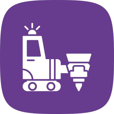 Drilling Machine Creative Icons Desig