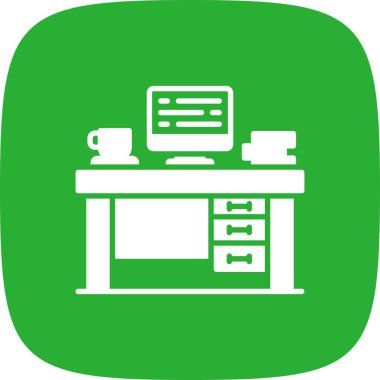 Office Desk Creative Icons Desig