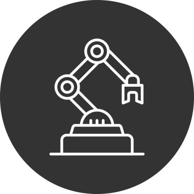  Endüstriyel Robot Yaratıcı Simgeler Tasarımı