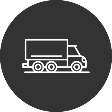  Kargo Kamyonu Yaratıcı Simgeler Desig