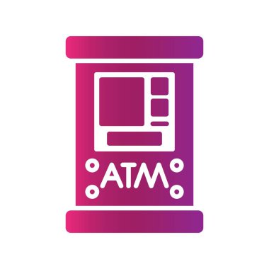  ATM Makina Yaratıcı Simgeler Tasarımı