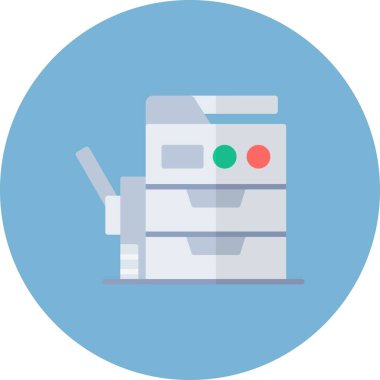 Copy Machine Creative Icons Desig