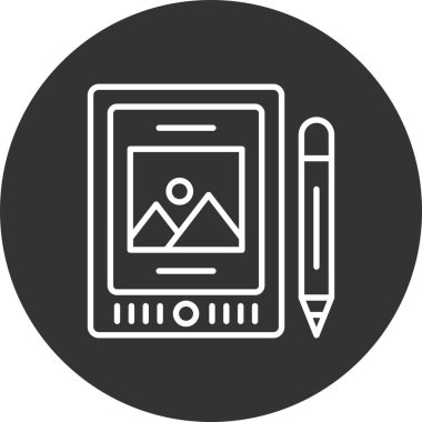 Kalem Tableti Yaratıcı Simgeler Tasarımı