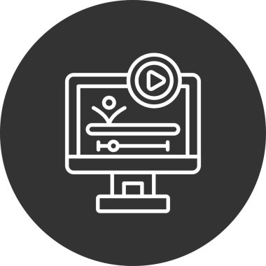  Hareket Grafiksel Yaratıcı Simgeler Tasarımı