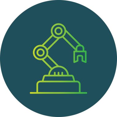  Endüstriyel Robot Yaratıcı Simgeler Tasarımı
