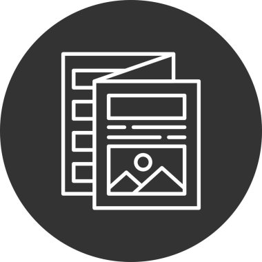  Broşür Yaratıcı Simgeler Tasarımı