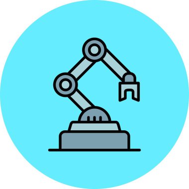  Endüstriyel Robot Yaratıcı Simgeler Tasarımı