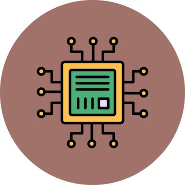  Mikroçip Yaratıcı Simgeler Tasarımı