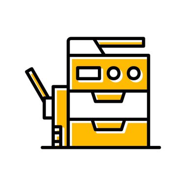 Copy Machine Creative Icons Desig