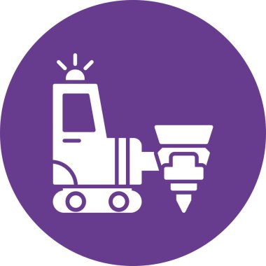 Drilling Machine Creative Icons Desig