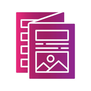  Broşür Yaratıcı Simgeler Tasarımı