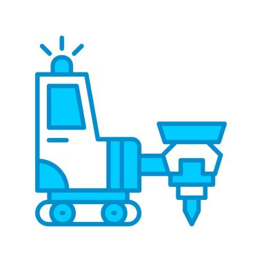 Drilling Machine Creative Icons Desig