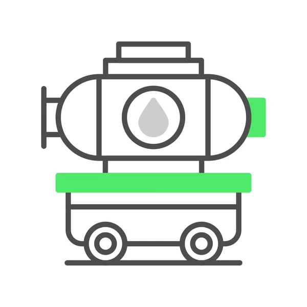 Tanker Truck Creative Icons Desig — Stockový vektor