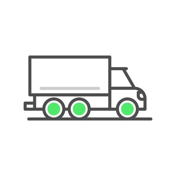 Cargo Truck Creative Icons Desig — Stock Vector