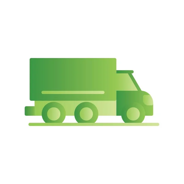 Cargo Truck Kreatywne Ikony Desig — Wektor stockowy
