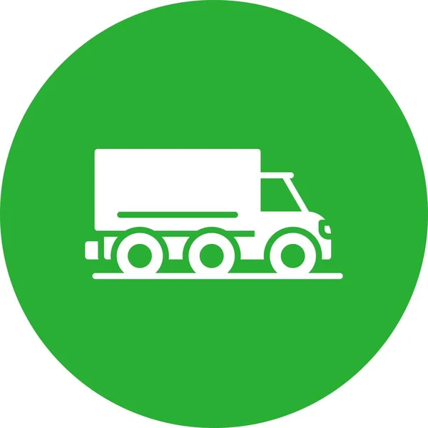 Cargo Truck Icone Creative Desig — Vettoriale Stock