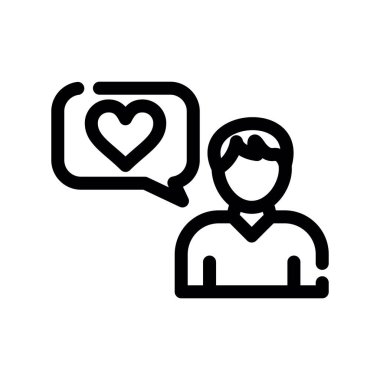 online conference line icon, concept sign, outline vector illustration, linear symbol.