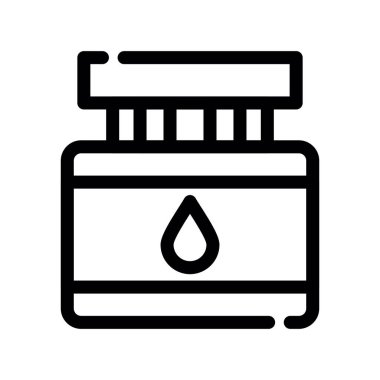Petrol varili ikonu. Web için gaz vektör simgelerinin özet çizimi