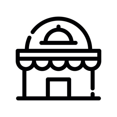 yiyecek ikonu vektör illüstrasyonu