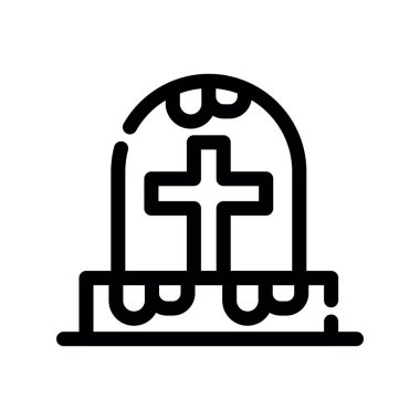 Kilise vektör satırı simgesi