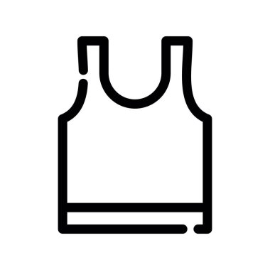 alışveriş poşeti vektör çizgisi simgesi