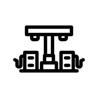 Modern eğitim ikonunun vektör illüstrasyonu