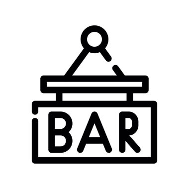 Bar bar ikonu. Beyaz arkaplanda izole edilmiş web tasarımı için basit bar bar vektör simgeleri biçimi