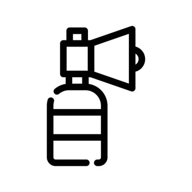 Megafon ikonu vektör illüstrasyonu