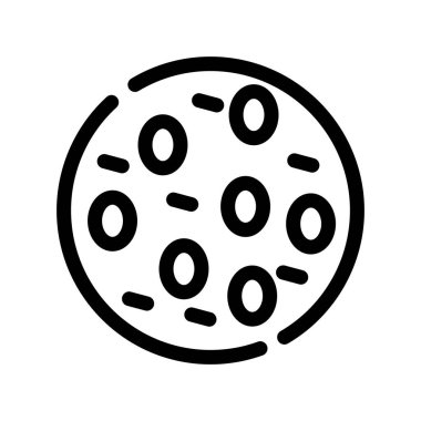 Gıda simgesinin vektör illüstrasyonu