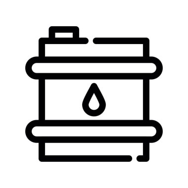 Petrol varili çizgisi biçim vektör tasarımı